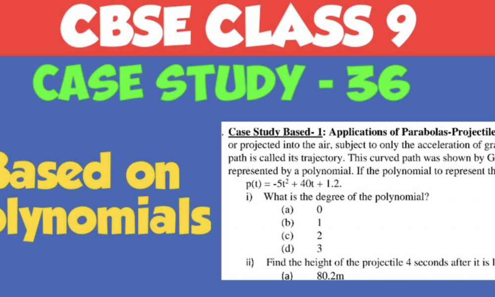 case study 9th class maths